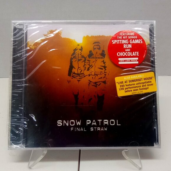 Snow Patrol Final Straw CD New & Sealed Includes Run Spitting Games Chocolate - Picture 1 of 2